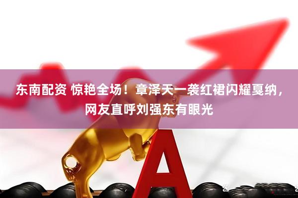 东南配资 惊艳全场！章泽天一袭红裙闪耀戛纳，网友直呼刘强东有眼光